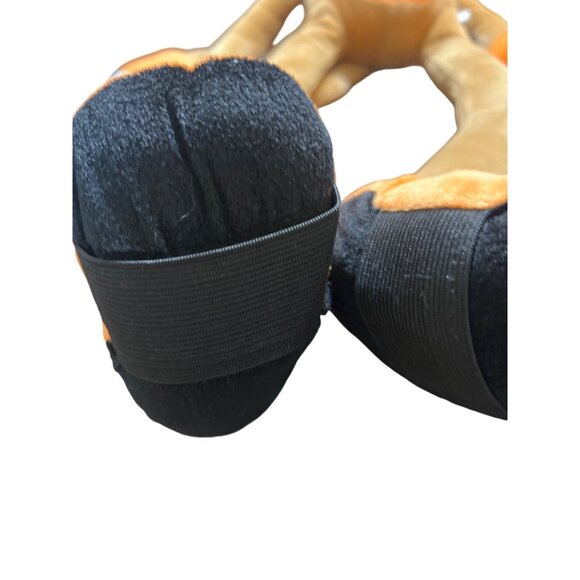 StretchKins Plush Dog Toy Stretchy Arms Legs Dance Cuddle Brown Elastic 31" Tall - Picture 4 of 5